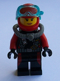 LEGO cty0598 Scuba Diver, Female without Flippers